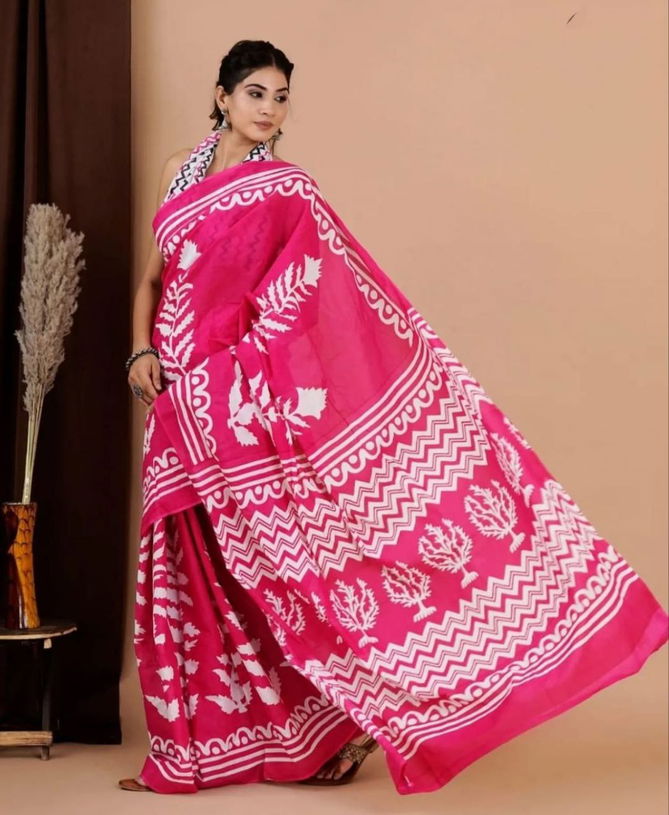 Bt 4011 Cotton Daily Wear Sarees Catalog
